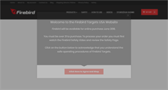 Desktop Screenshot of firebirdtargets.com